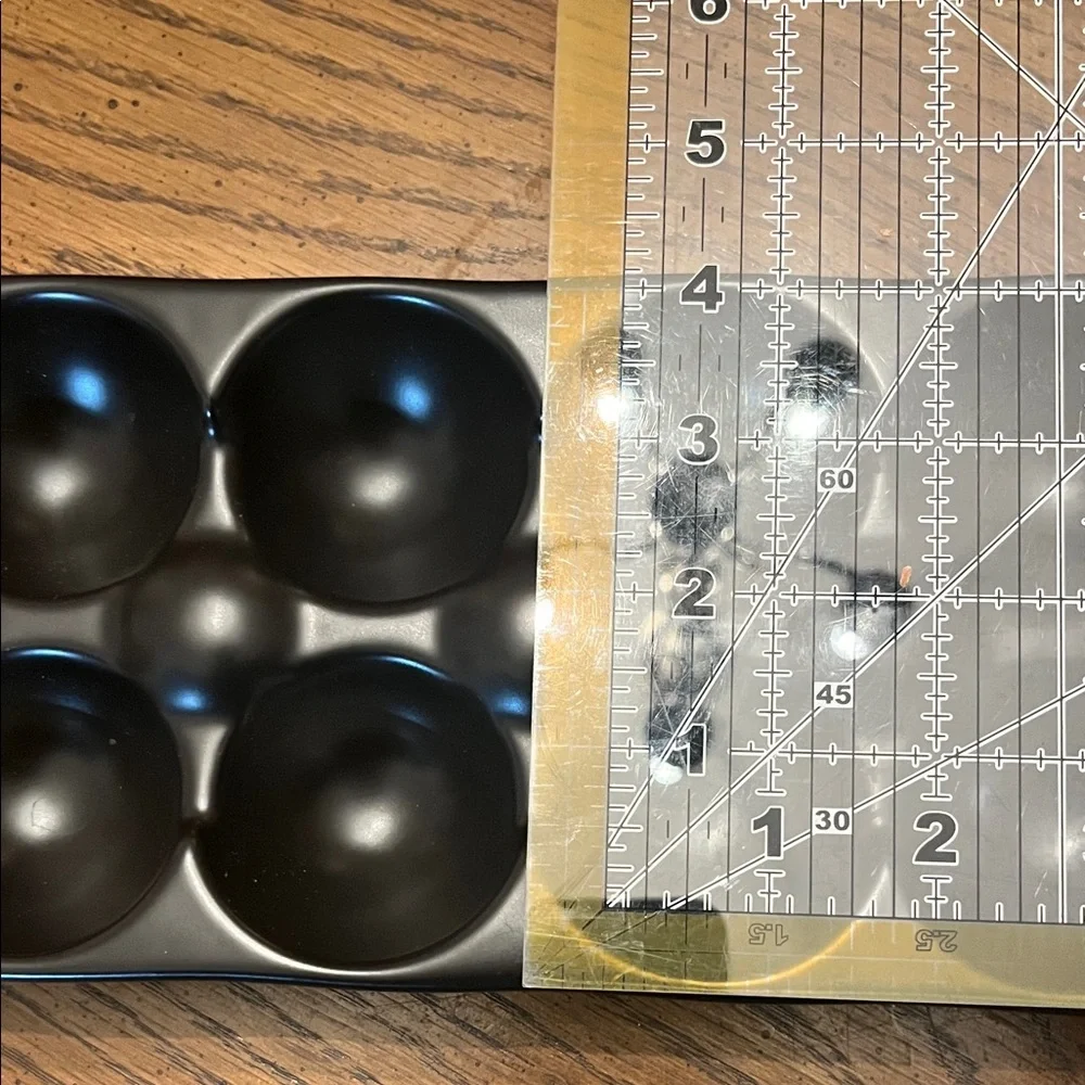 Rae Dunn Farm to Table Black Ceramic‎ Egg Tray